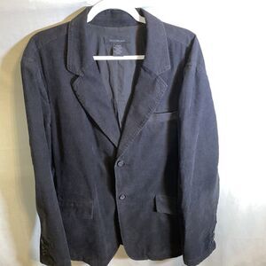 Calvin Klein Jeans Corduroy Jacket Women’s Size XL Black Long Sleeve Button Up